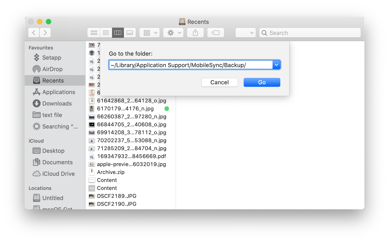 change image for external drive mac